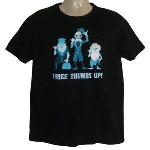 Funko X Disney Haunted Mansion 3 Ghosts Tshirt, L, Black, SS, 100% Cotton
